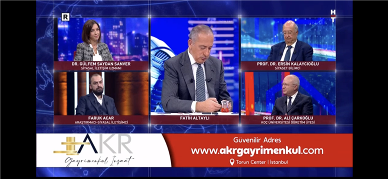 HABER TÜRK de yayınlanan Fatih Altaylı´nın programında reklamlarımız yer aldı.